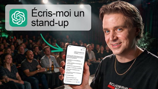 J'ai testé un stand-up écrit 100 % par ChatGPT (sans le dire au public)