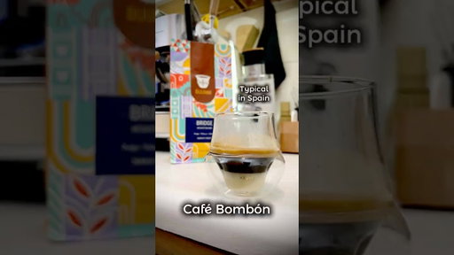 Café bombón, typical in Spain 🇪🇸☕️ #cafe #coffee #spain #fypシ #fyp #foryou #culture #recipe