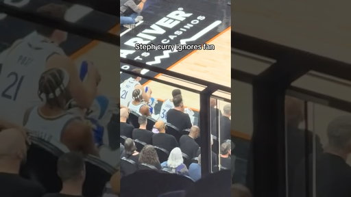 Steph Curry IGNORES fan 💔
