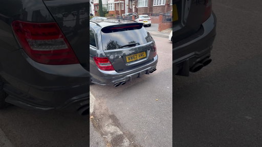 This C63 AMG Woke Up the Whole Street… Even the Pensioners Loved It! 😂🔥