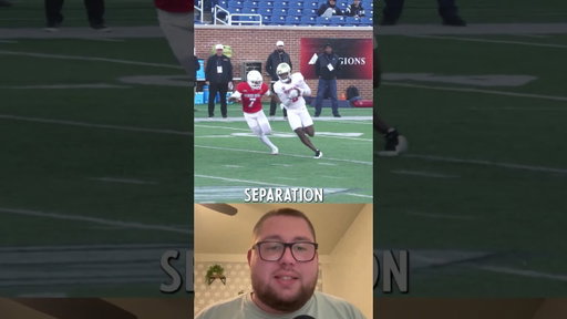 New Giants WR Malachi Fields was one of the best players in the Senior Bowl #giants