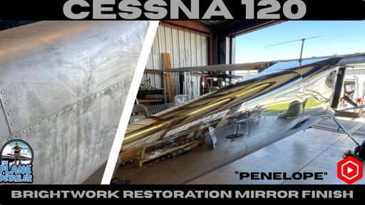 Restoring “Penelope” — 1947 Cessna 120 Full Brightwork | Jimmy’s World x The Plane Detailer