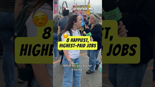 😊 What are the 8 happiest, highest-paying jobs? #salarytransparency #paytransparency
