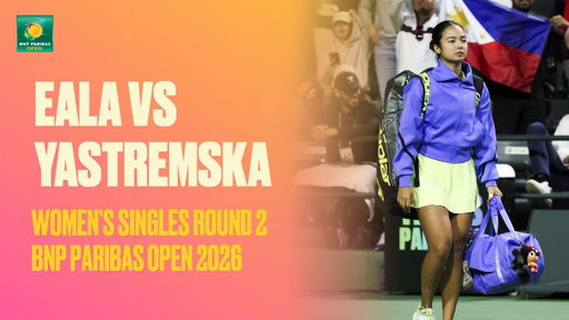 Match Highlights | Eala vs Yastremska | Round 2 BNP Paribas Open 2026