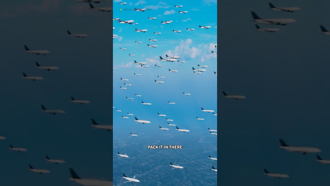 Why Do All The Planes Fly This Line?