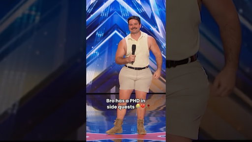 No way he made in on America’s Got Talent
