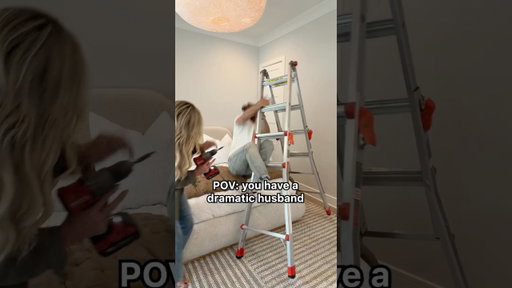 I can’t believe he fell off the ladder 🤣☠️