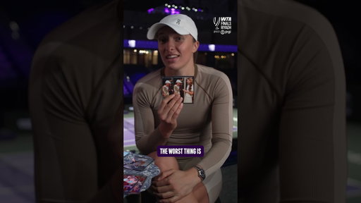 Iga Swiatek looks back at 4 memories from on & off the court this year! 💚 #wta #sports