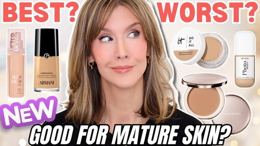 5 Best & Worst NEW Foundations for Mature Skin | 2026 Foundation Roundup