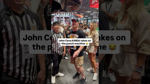We can't see John Cena...and he can't see the target