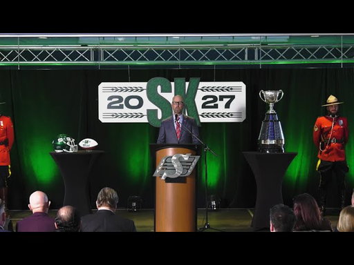 114th  GREY CUP ANNOUNCEMENT | SASKATCHEWAN ROUGHRIDERS