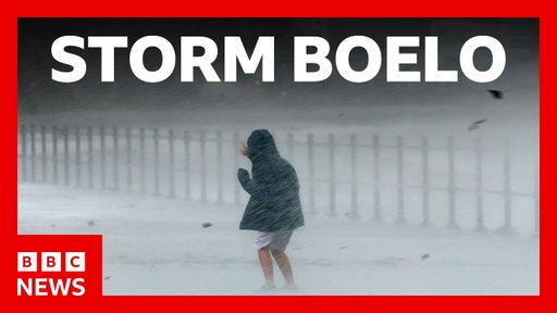 Storm Boelo brings floods, travel disruption, and power cuts for tens of thousands | BBC News