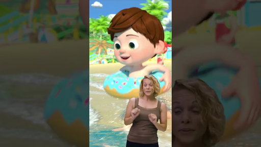 Beach Song ☀️ #cocomelon #asl