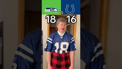 SEAHAWKS VS COLTS RECAP😳🤣🏈 #nfl #football #seahawks #colts #skit #funny