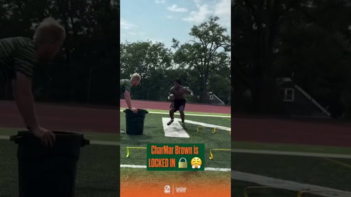 The work never stops for CharMar Brown😤🔥(🎥 Via: jason_seitz37 / IG)