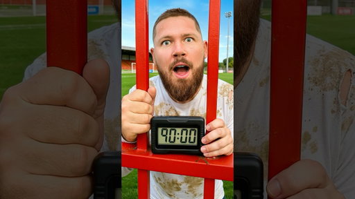I Locked Myself On A Football Pitch For 90 Minutes 🔒