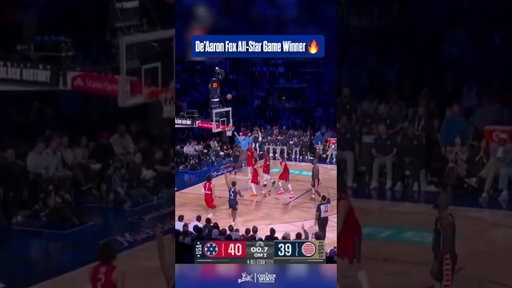 All-Star Game Winner From the Wildcat Legend De’Aaron Fox 😼‼️