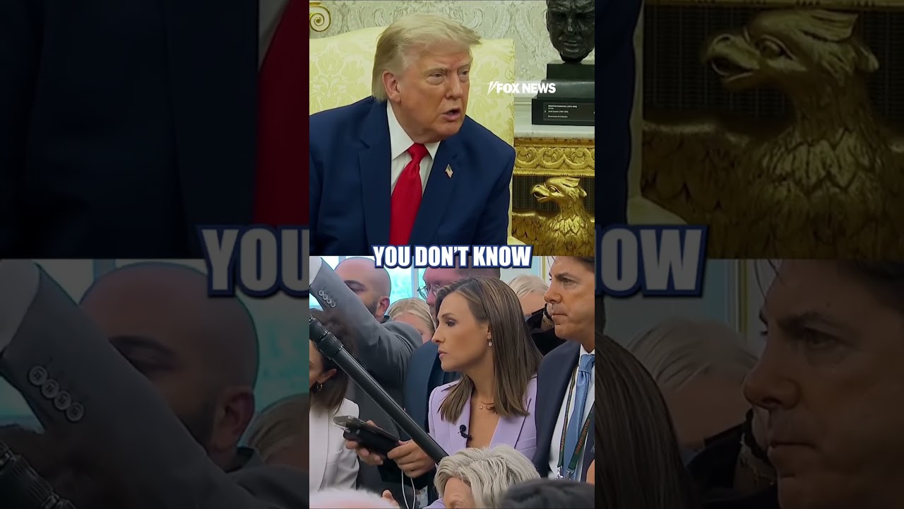 Trump SNAPS at reporter: 'DO YOU KNOW SOMETHING I DON'T?' #shorts #us #news #Trump