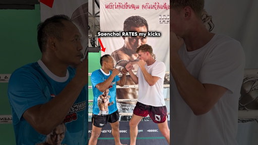 Saenchai RATES my kicks…