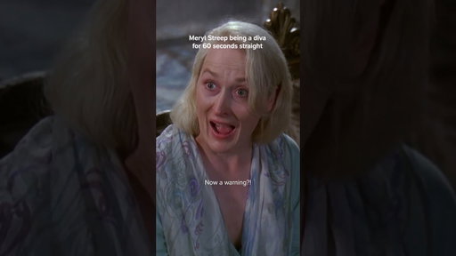Meryl Streep being a diva for 60 seconds | Death Becomes Her #MerylStreep #DeathBecomesher #shorts