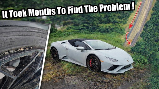My Rental Lamborghini Lost Control in the Rain and Ran off the Highway