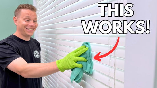 The Best Way to Clean Your Blinds!