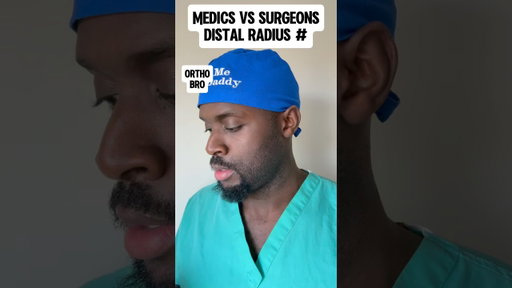 Medics vs Surgeons: Distal Radius# #comedy #funny #doctor #hospital #nhs #shorts