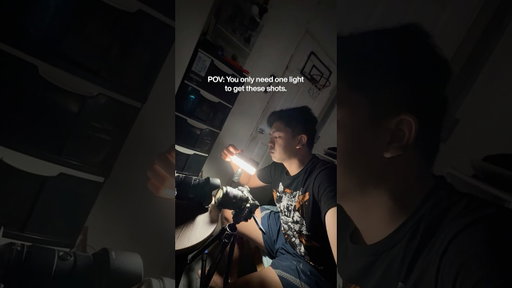Creating macro product shot with just one light, the amaran Ace 25c ⚡️ #amaran #lightingtutorial