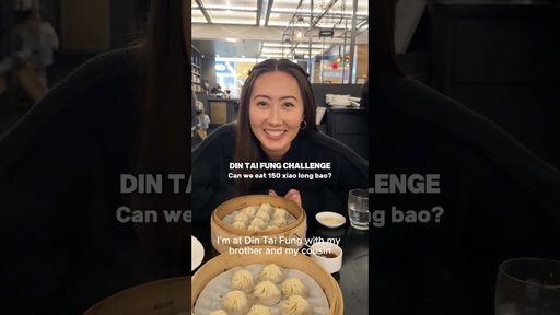 Xiao long bao challenge… can we eat 150?!!! #xiaolongbao #foodchallenge #dintaifung