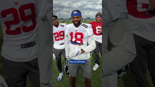 Who responds to texts the fastest? 🤳#shorts #nfl #Giants #nygiants #newyorkgiants