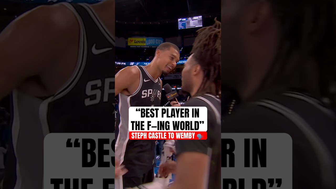 Stephon Castle letting 'em know 🗣️