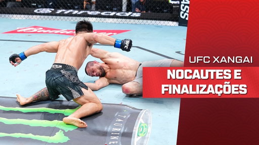 TODOS OS NOCAUTES E FINALIZAÇÕES DO UFC XANGAI