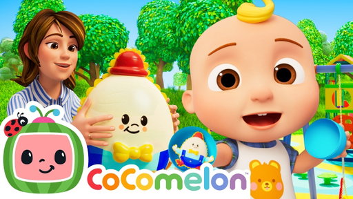 Humpty Dumpty Outdoor Chase 🎈 | Big Balloon Adventure | CoComelon Nursery Rhymes & Songs for Kids