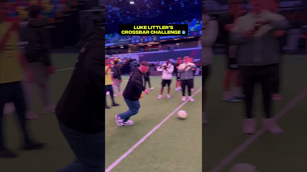 LUKE LITTLER’S CROSSBAR CHALLENGE! 🎯⚽️