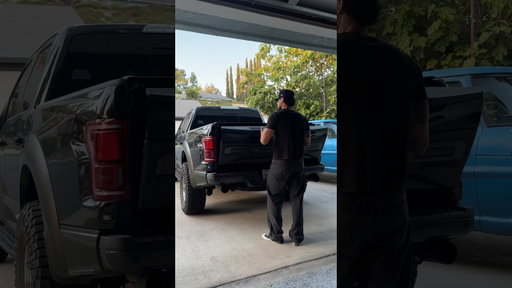Installing my new bed cover #raptor #truckbuild #fordraptor