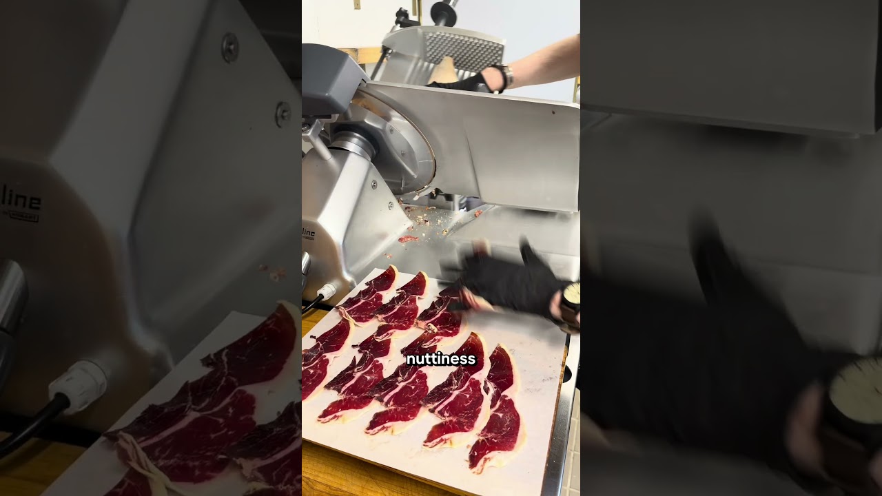 The most expensive meat we have, Jamon Iberico Bellota #food #jamoniberico