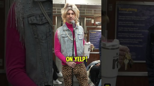 A Karen does stand up on the subway in NYC. #karen #comedy