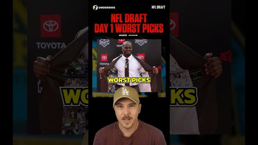 The WORST Picks from Day 1 of the NFL Draft 😬📉