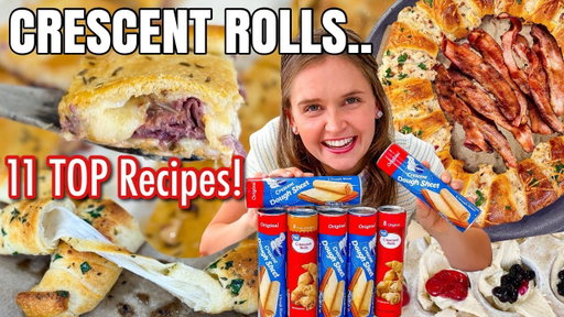 11 Easy Ways to Use Crescent Roll Dough | Sweet & Savory Recipes You’ll Love | Julia Pacheco