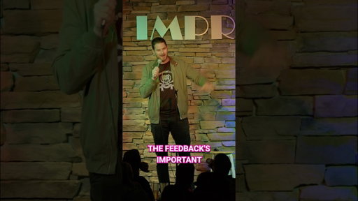The feedback is what’s important #travisisjoking #standupcomedy