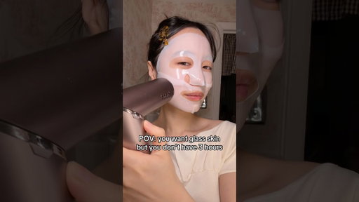 I love my collagen mask but sometimes I can’t wait 3hrs for glass skin 😭