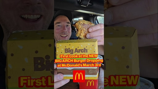Is the NEW Big Arch Burger from McDonald's Better Than the Big Mac?! 🍔🔥 #fastfood #mcdonalds