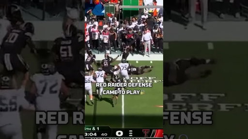 Red Raider D was showing out in the first
