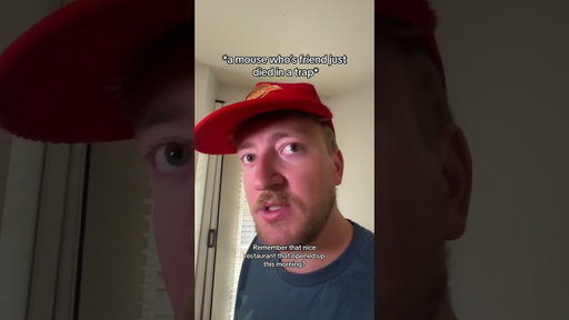 POV: Your Mouse Friend Just Died in a Trap 😭🐭 | Dark Comedy Skit#POV #DarkHumor #ComedySkit