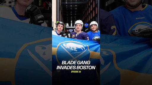 The Buffalo Blade Gang invaded enemy territory in Boston for round 1 of the playoffs 🏒🛼✨