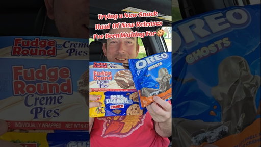 Snack Haul Review of New OREO, Little Debbie, & Crunch #snack #snackreview