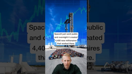 SpaceX Just Created 4,400 Millionaires Overnight
