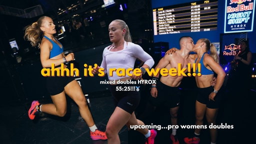 i can't believe it's race week!!! 2 hyrox races, how i taper & what i eat