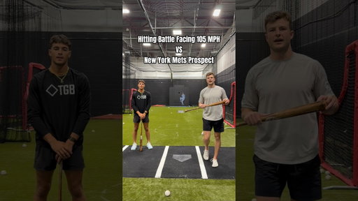 Hitting Battle Facing 105 MPH Vs New York Mets Prospect