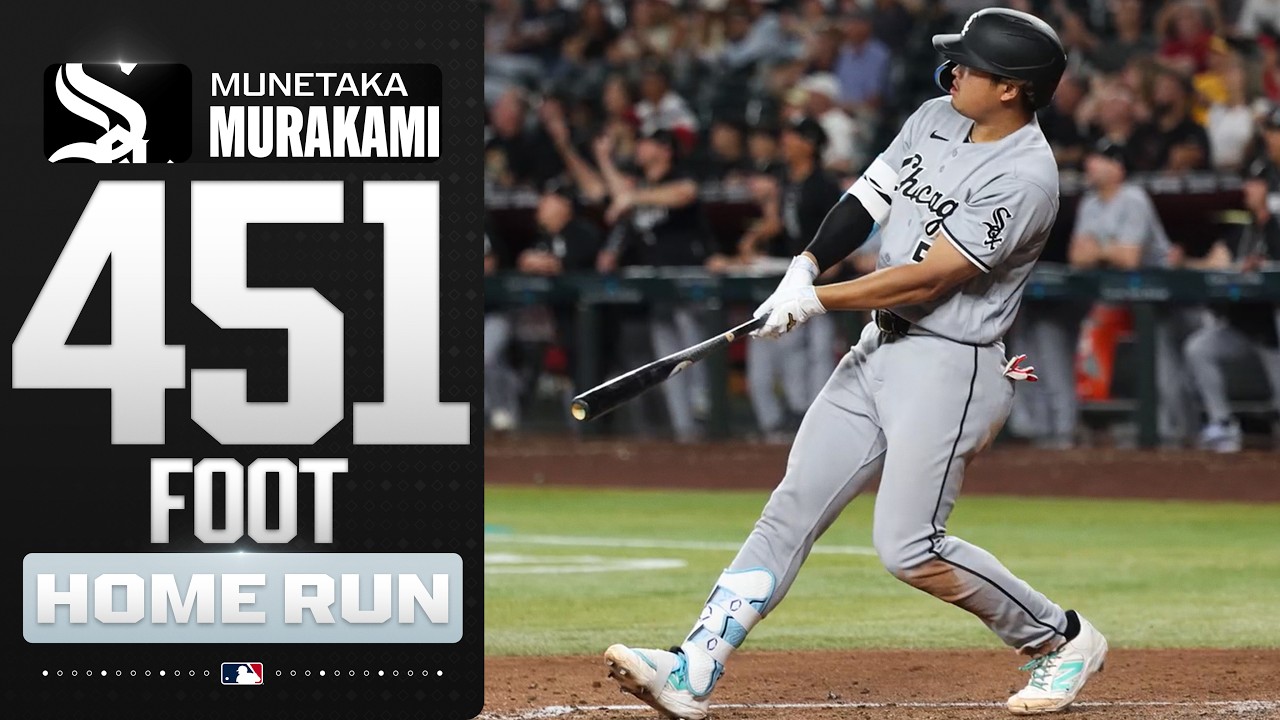 5 STRAIGHT GAMES! Munetaka Murakami LAUNCHES a 451-foot homer for his 10th of the year! 🤯 | 村上 宗隆